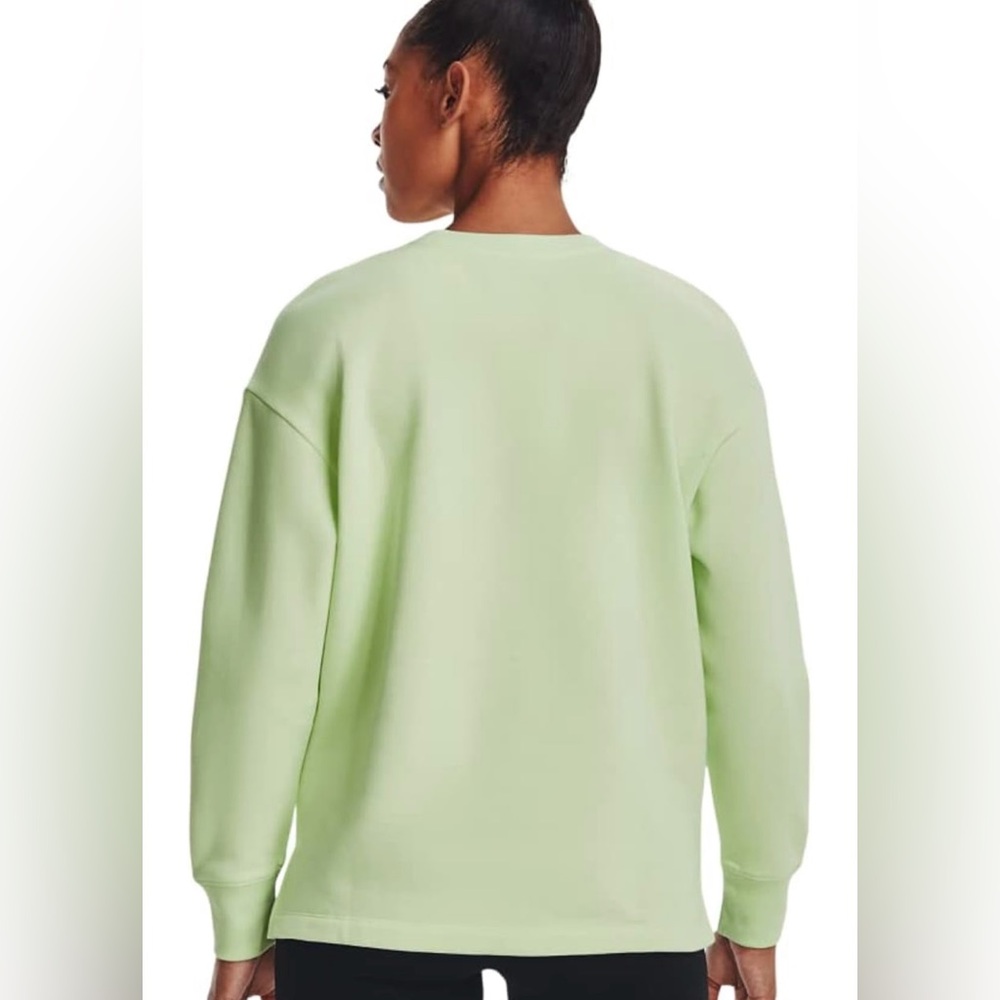 Under Armour Women's Rival Fleece Oversized Crew Size Large - Picture 8 of 9